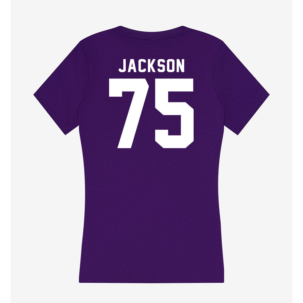 TCU - NCAA Football : Rasheed Jackson - Women's V-Neck T-Shirt-1