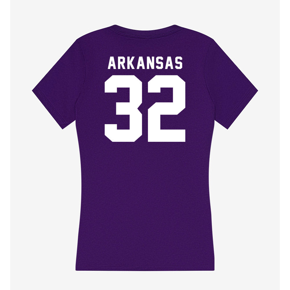 TCU - NCAA Football : Dillon Arkansas - Women's V-Neck T-Shirt-1