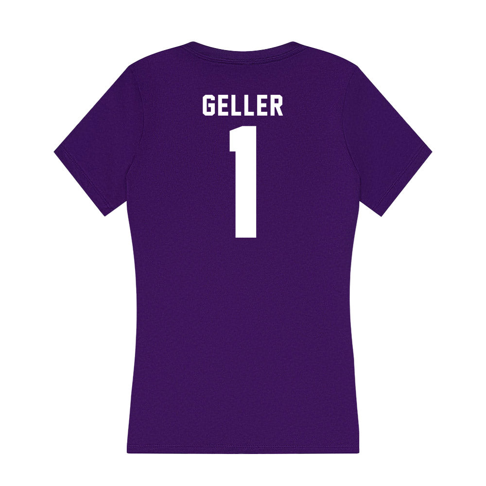 TCU - NCAA Women's Soccer : Olivia Geller - Women's V-Neck T-Shirt-1