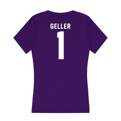 TCU - NCAA Women's Soccer : Olivia Geller - Women's V-Neck T-Shirt-1