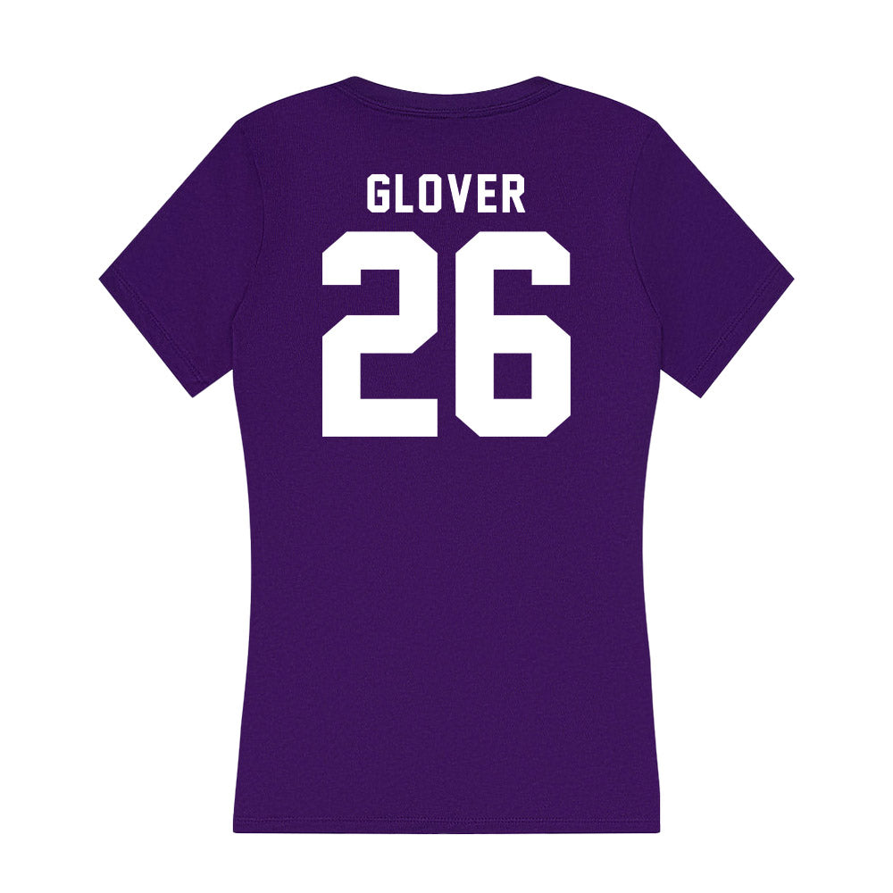 TCU - NCAA Football : Vernon Glover - Women's V-Neck T-Shirt-1