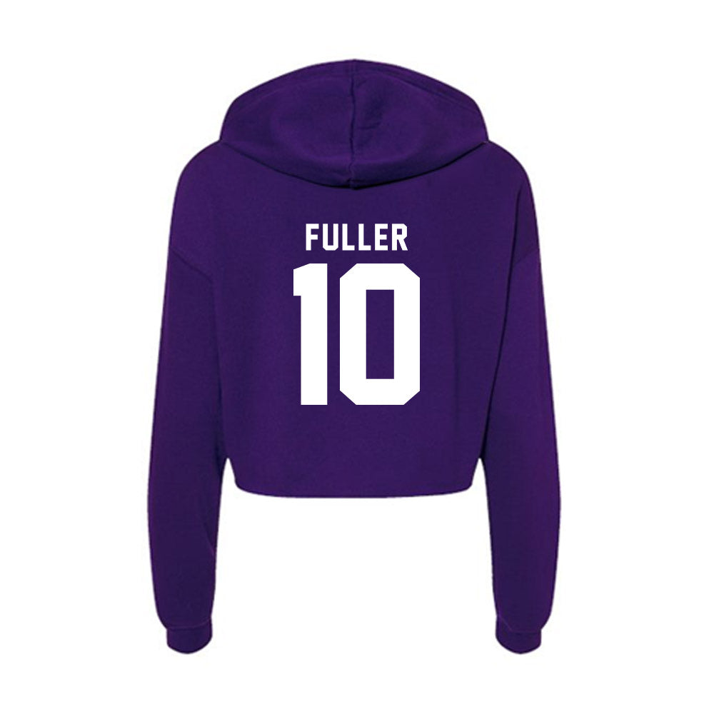 TCU - NCAA Women's Soccer : Kamdyn Fuller - Women's Crop Fleece Hoodie-1