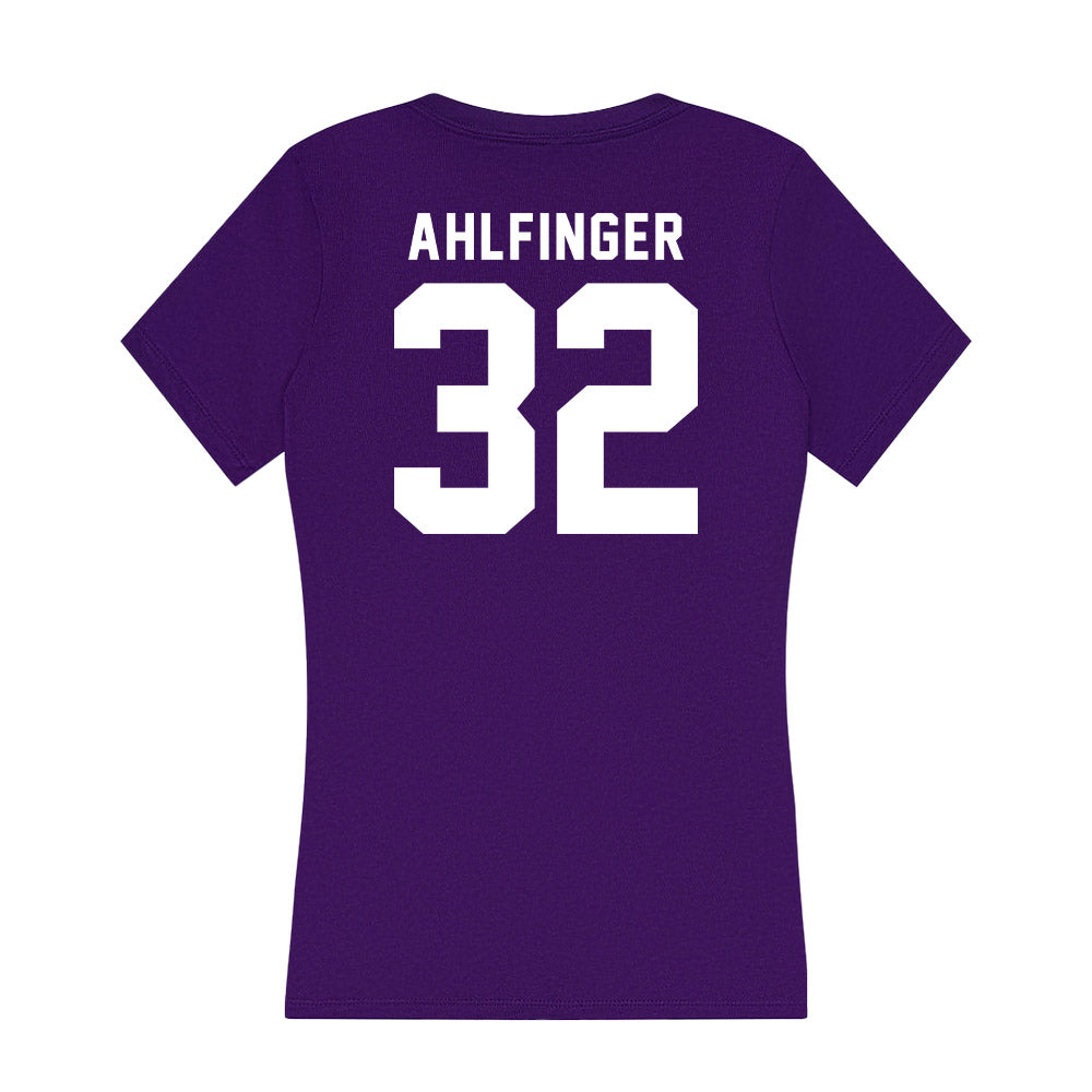 TCU - NCAA Football : Brant Ahlfinger - Women's V-Neck T-Shirt-1