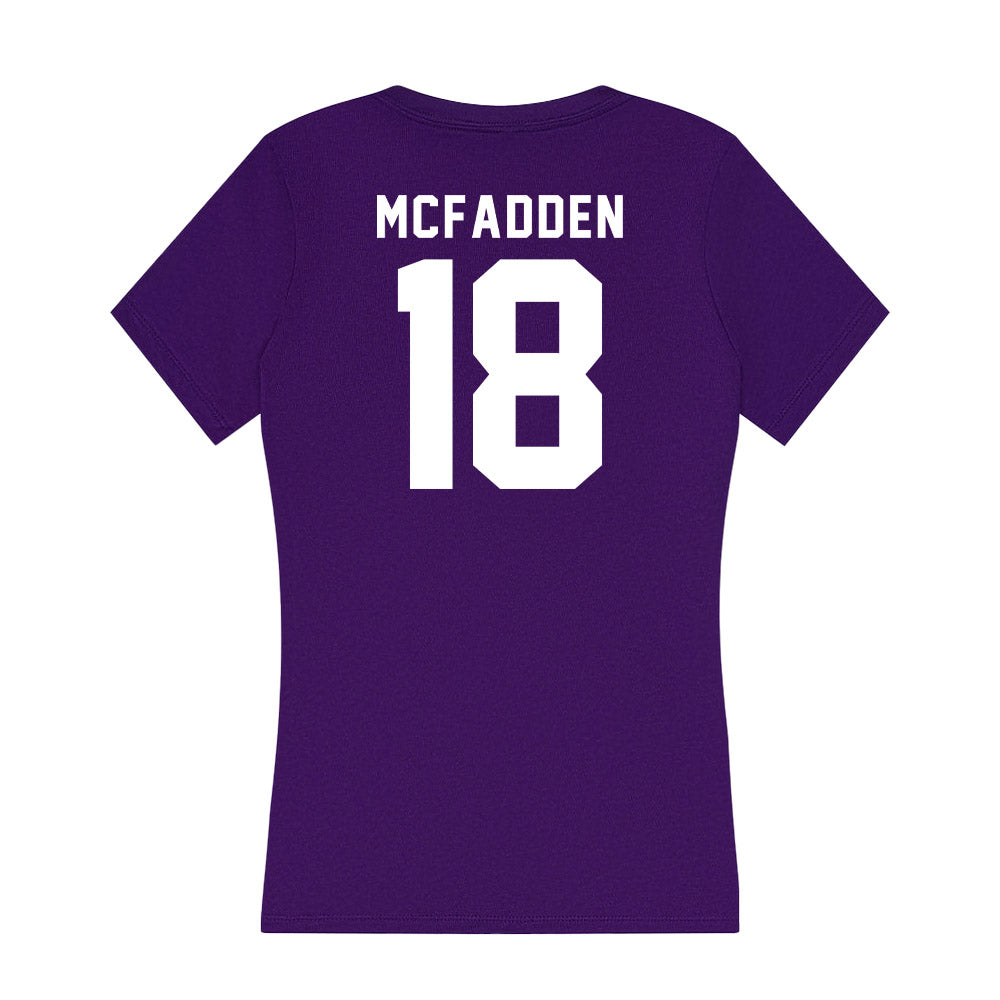 TCU - NCAA Football : Kaden McFadden - Women's V-Neck T-Shirt-1