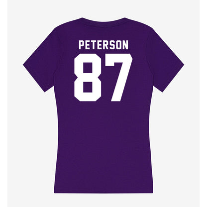 TCU - NCAA Football : Mason Peterson - Women's V-Neck T-Shirt-1
