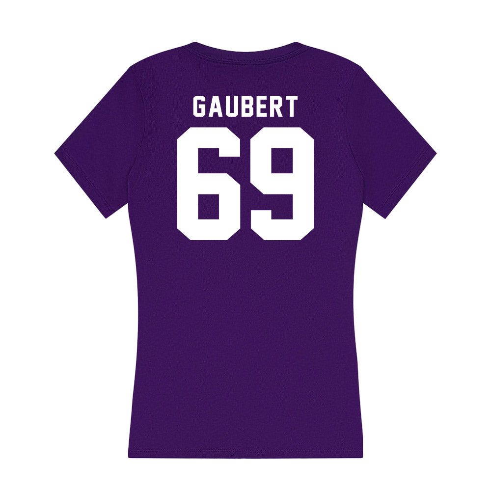 TCU - NCAA Football : Gannon Gaubert - Women's V-Neck T-Shirt-1