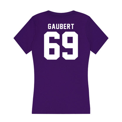 TCU - NCAA Football : Gannon Gaubert - Women's V-Neck T-Shirt-1