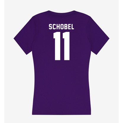 TCU - NCAA Football : Adam Schobel - Women's V-Neck T-Shirt-1