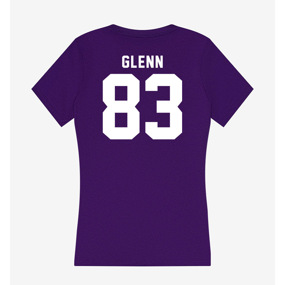 TCU - NCAA Beach Volleyball : Natalie Glenn - Women's V-Neck T-Shirt-1