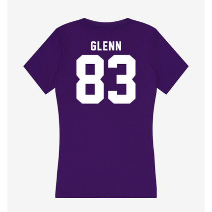 TCU - NCAA Beach Volleyball : Natalie Glenn - Women's V-Neck T-Shirt-1