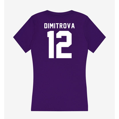 TCU - NCAA Women's Golf : Sofie Dimitrova - Women's V-Neck T-Shirt-1