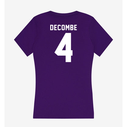 TCU - NCAA Women's Soccer : Yasmine Decombe - Women's V-Neck T-Shirt-1