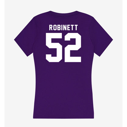 TCU - NCAA Football : Blake Robinett - Women's V-Neck T-Shirt-1