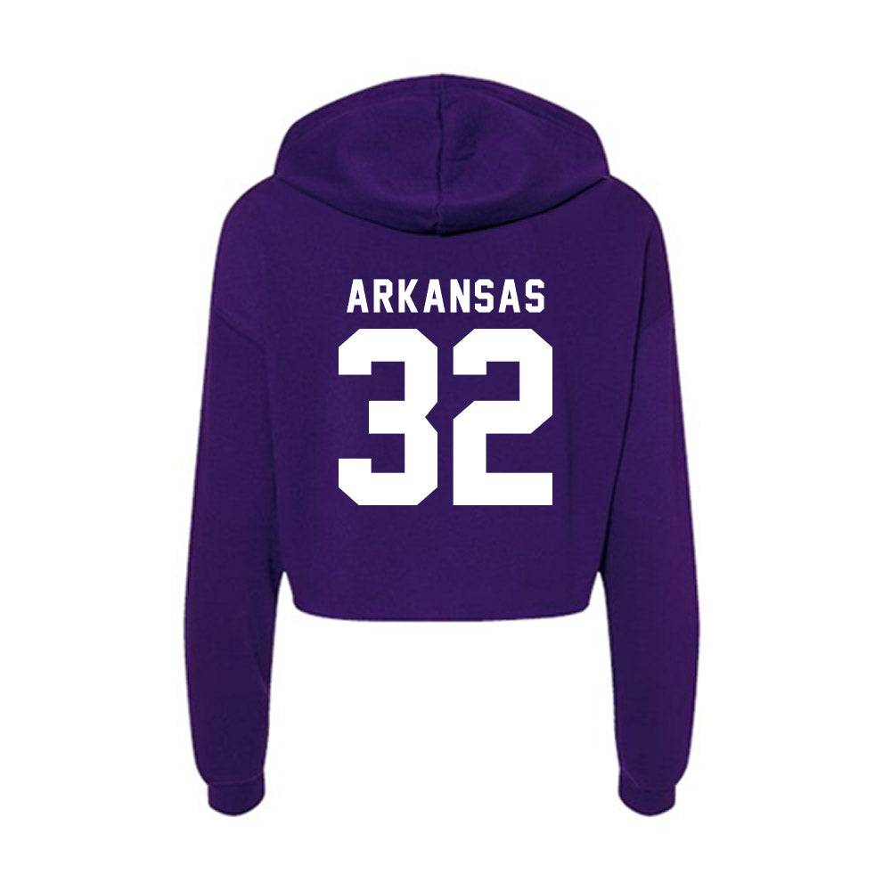 TCU - NCAA Football : Dillon Arkansas - Women's Crop Fleece Hoodie-1