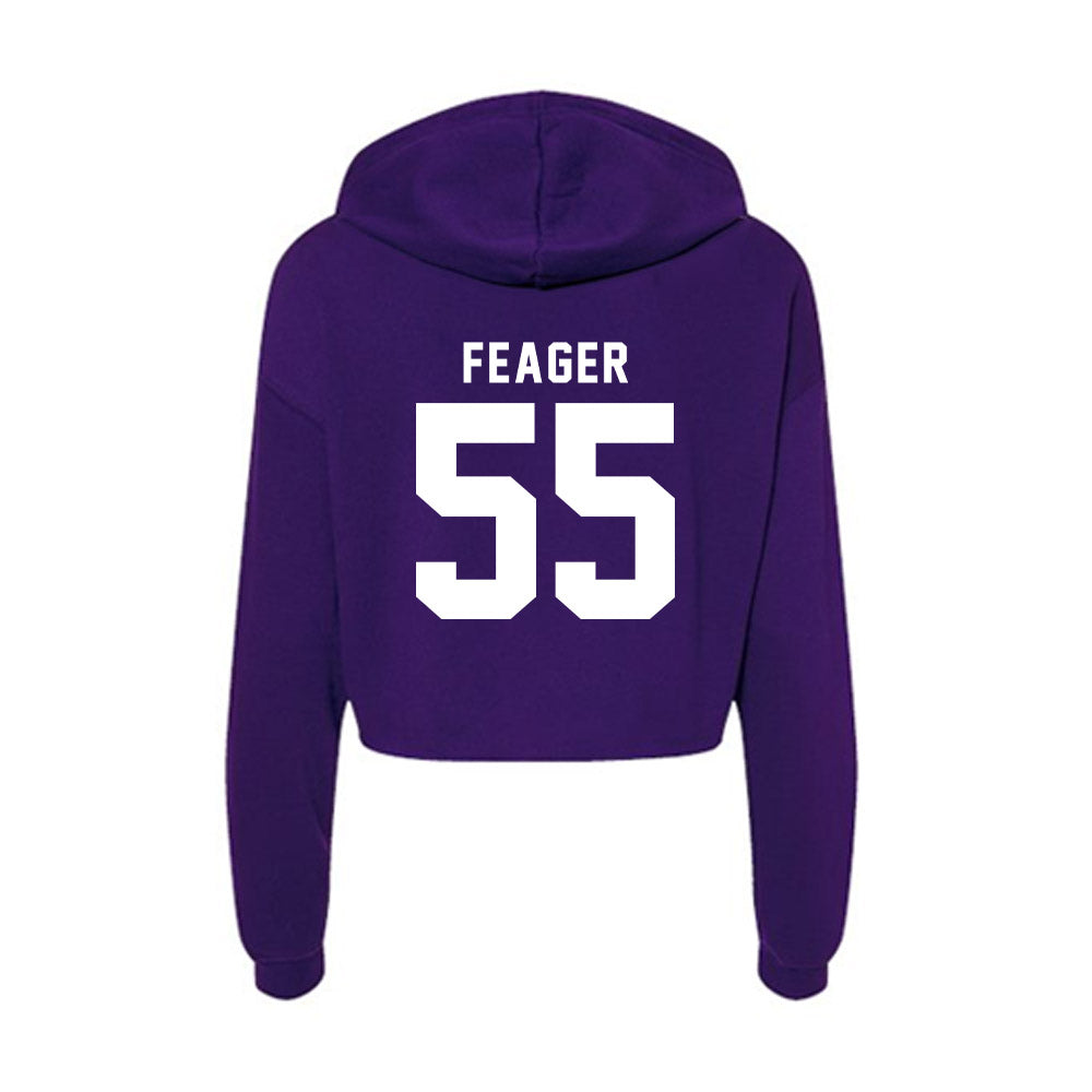 TCU - NCAA Equestrian : Sydney Feager - Women's Crop Fleece Hoodie-1