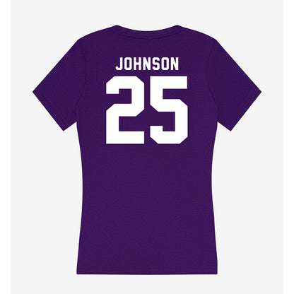 TCU - NCAA Baseball : Nolan Johnson - Women's V-Neck T-Shirt-1