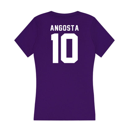 TCU - NCAA Women's Golf : Kirstin Angosta - Women's V-Neck T-Shirt-1