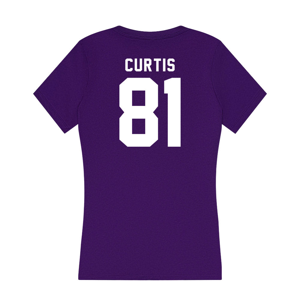 TCU - NCAA Football : Chase Curtis - Women's V-Neck T-Shirt-1