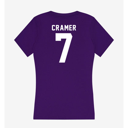 TCU - NCAA Baseball : Cole Cramer - Women's V-Neck T-Shirt-1
