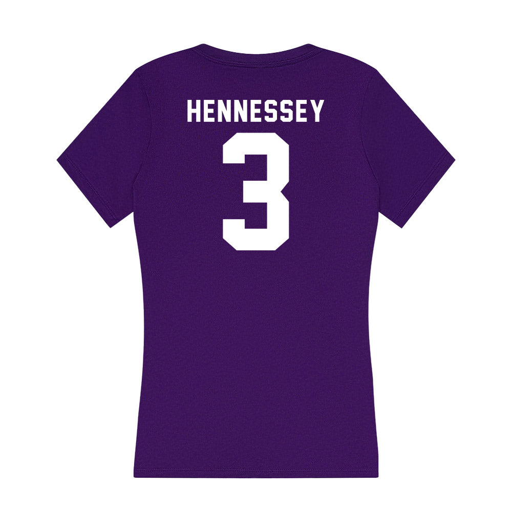 TCU - NCAA Women's Soccer : Alyssa Hennessey - Women's V-Neck T-Shirt-1