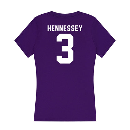 TCU - NCAA Women's Soccer : Alyssa Hennessey - Women's V-Neck T-Shirt-1