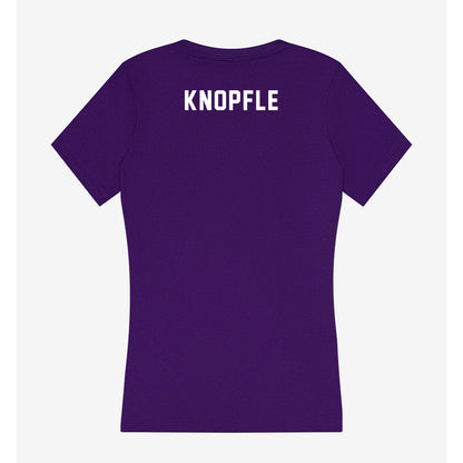 TCU - NCAA Triathlon : Emily Knopfle - Women's V-Neck T-Shirt-1