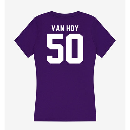 TCU - NCAA Football : Witten Van Hoy - Women's V-Neck T-Shirt-1
