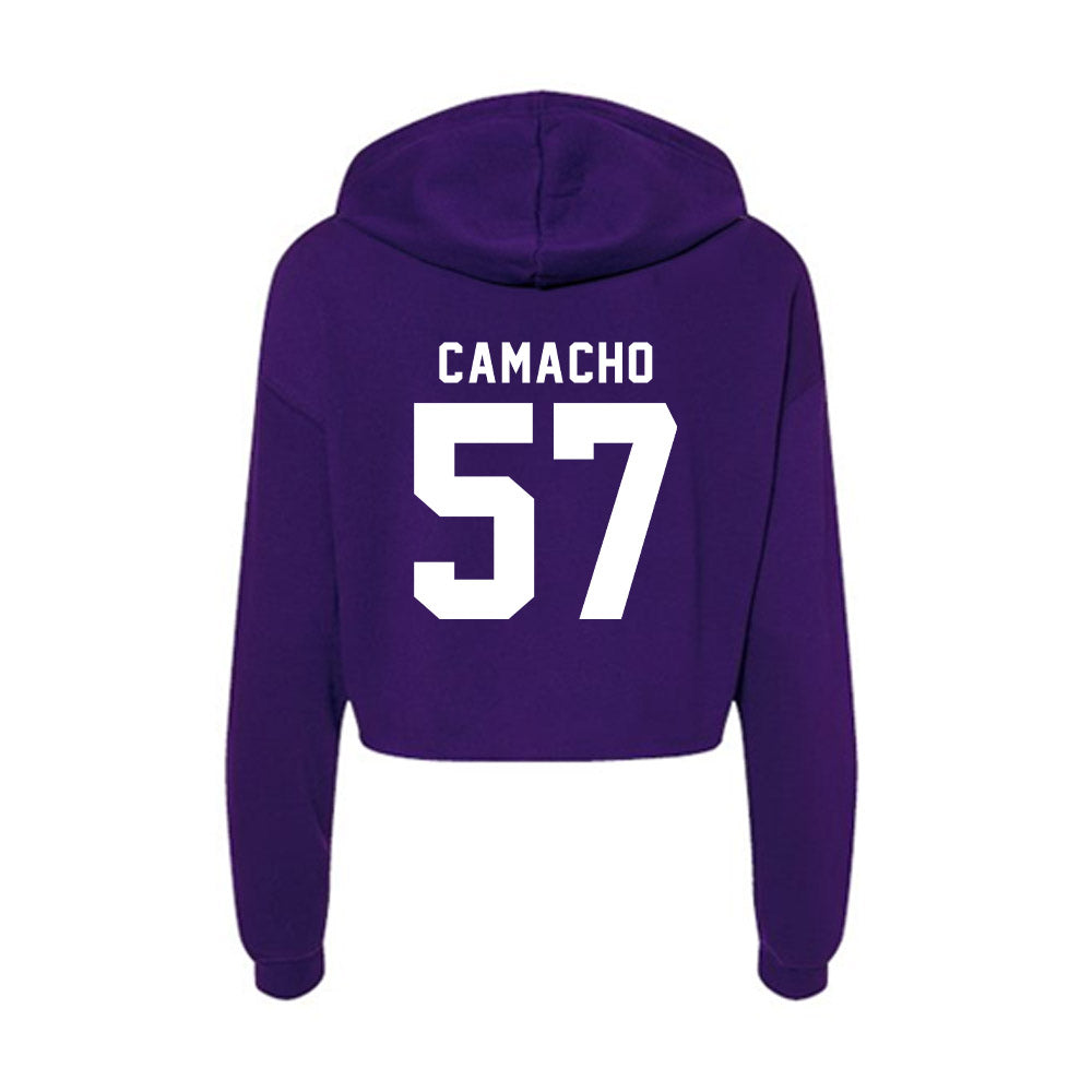 TCU - NCAA Football : Samir Camacho - Women's Crop Fleece Hoodie-1