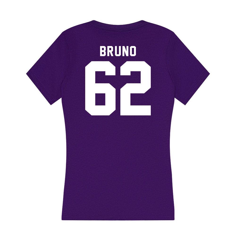TCU - NCAA Football : Carson Bruno - Women's V-Neck T-Shirt-1