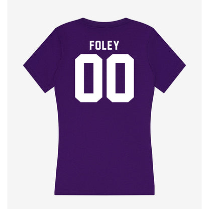 TCU - NCAA Women's Soccer : Claireese Foley - Women's V-Neck T-Shirt-1