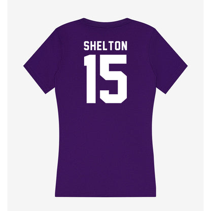 TCU - NCAA Football : Terry Shelton - Women's V-Neck T-Shirt-1