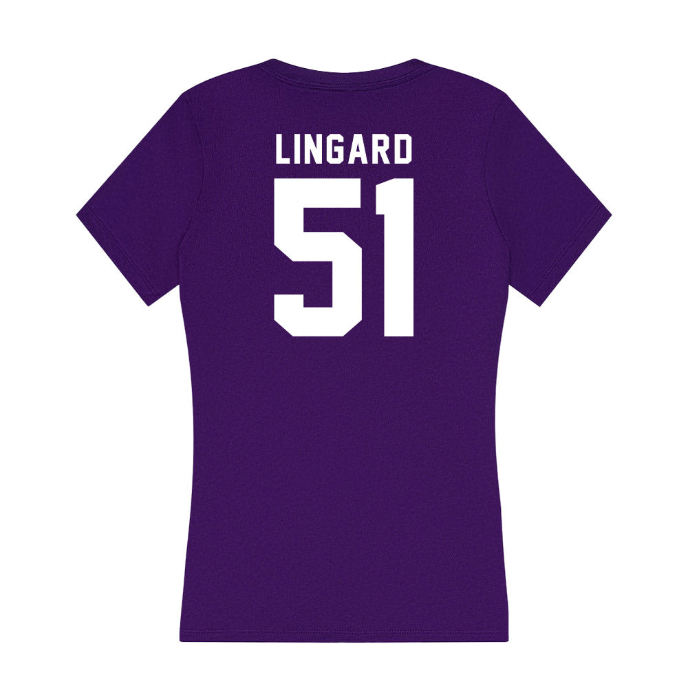 TCU - NCAA Football : Luke Lingard - Women's V-Neck T-Shirt-1