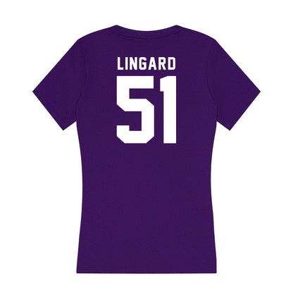 TCU - NCAA Football : Luke Lingard - Women's V-Neck T-Shirt-1