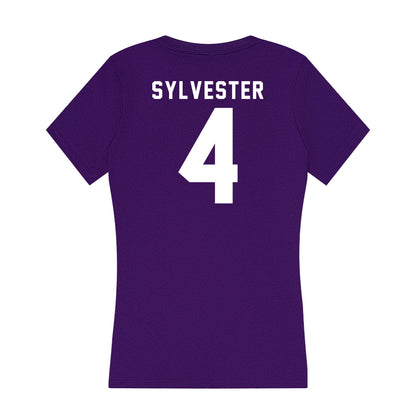 TCU - NCAA Women's Volleyball : Sarah Sylvester - Women's V-Neck T-Shirt-1