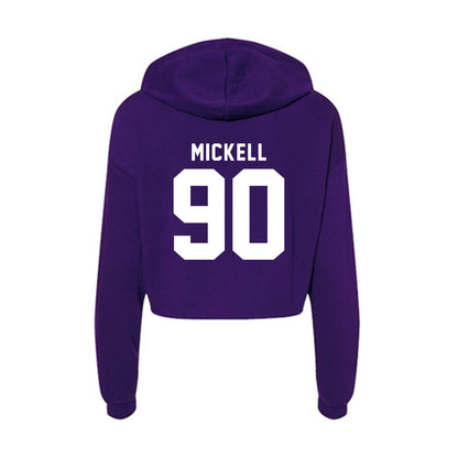 TCU - NCAA Football : Kelten Mickell - Women's Crop Fleece Hoodie-1