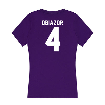 TCU - NCAA Football : Namdi Obiazor - Women's V-Neck T-Shirt-1