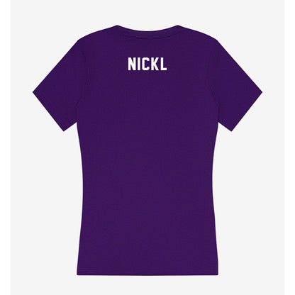 TCU - NCAA Equestrian : Julia Nickl - Women's V-Neck T-Shirt-1