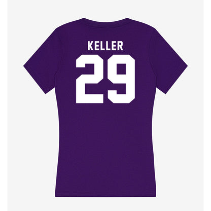 TCU - NCAA Equestrian : piper keller - Women's V-Neck T-Shirt-1