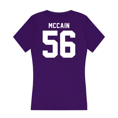 TCU - NCAA Equestrian : Rebecca McCain - Women's V-Neck T-Shirt-1