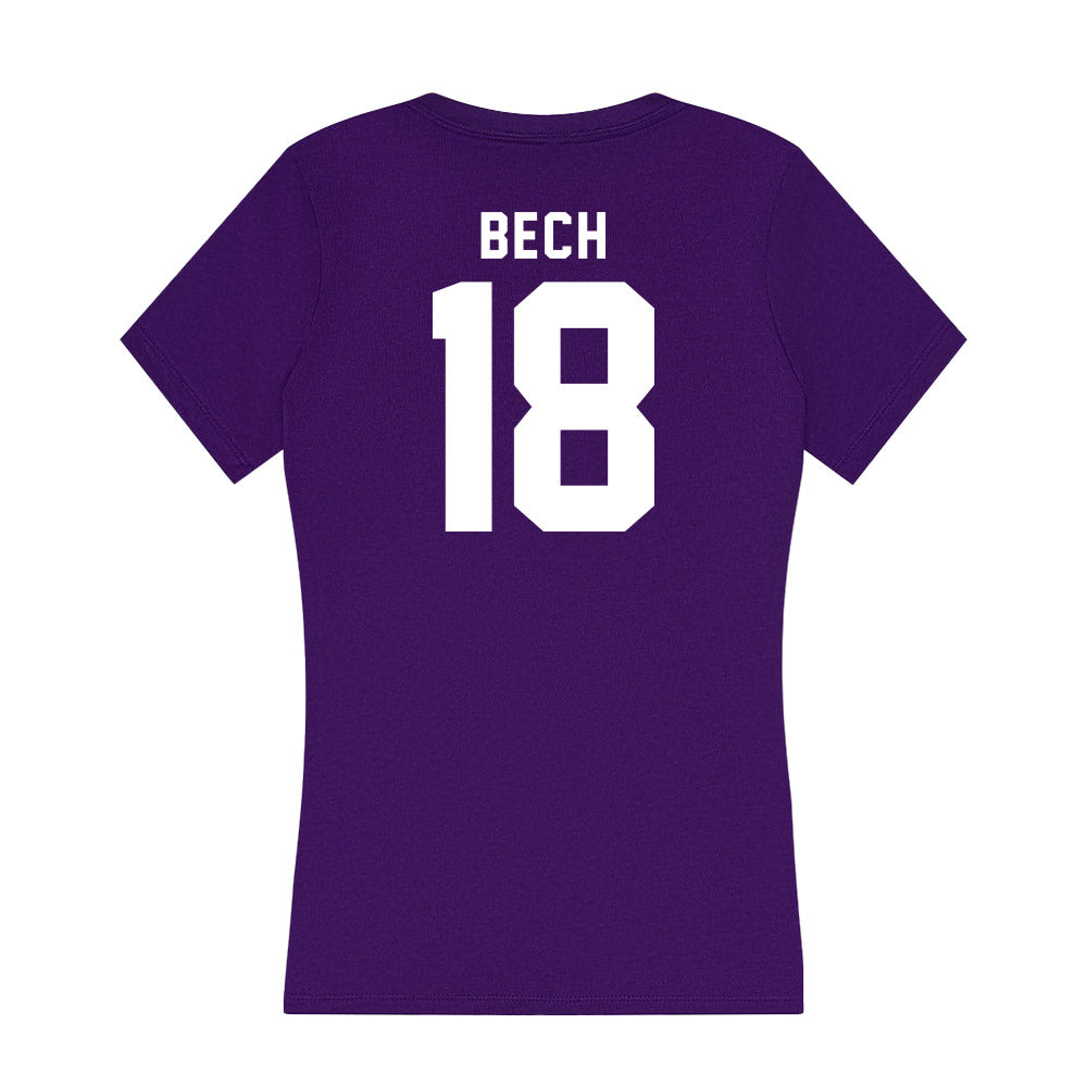 TCU - NCAA Football : Jack Bech - Women's V-Neck T-Shirt-1