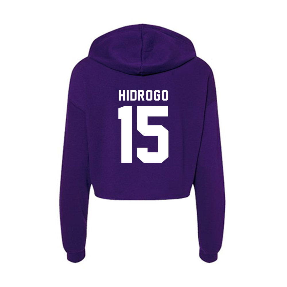 TCU - NCAA Football : Devyn Hidrogo - Women's Crop Fleece Hoodie-1
