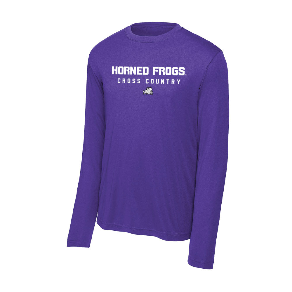 TCU - NCAA Men's Cross Country : Brayden Schick - Activewear Long Sleeve T-Shirt-0