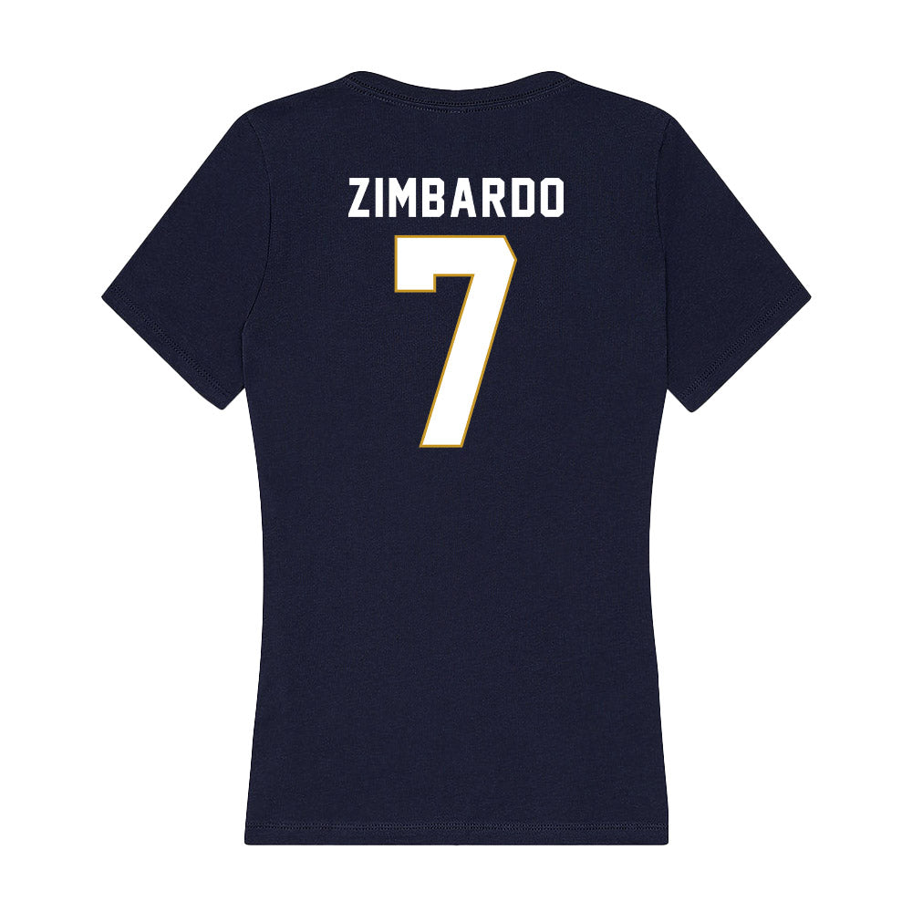 Notre Dame - NCAA Baseball : Jared Zimbardo - Women's V-Neck T-Shirt-1