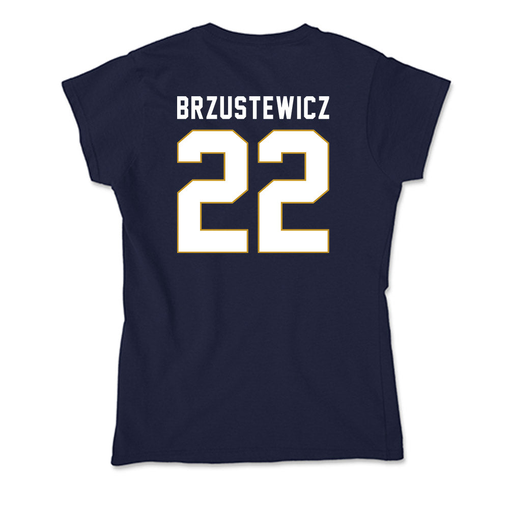 Notre Dame - NCAA Baseball : Parker Brzustewicz - Soft Style Women’s T-Shirt-1