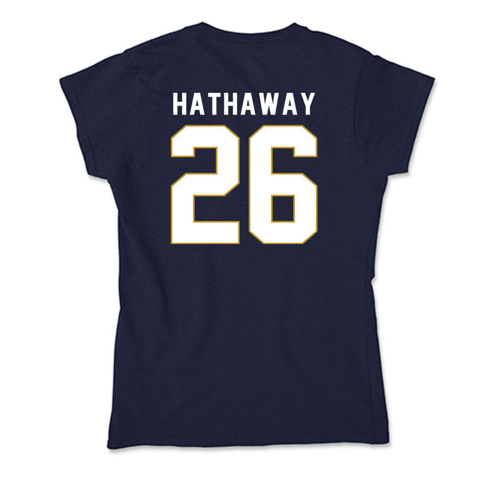  - NCAA Women's Soccer : Melinda Hathaway - Soft Style Women’s T-Shirt-2