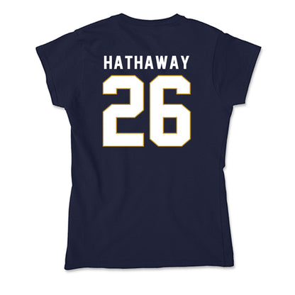  - NCAA Women's Soccer : Melinda Hathaway - Soft Style Women’s T-Shirt-2