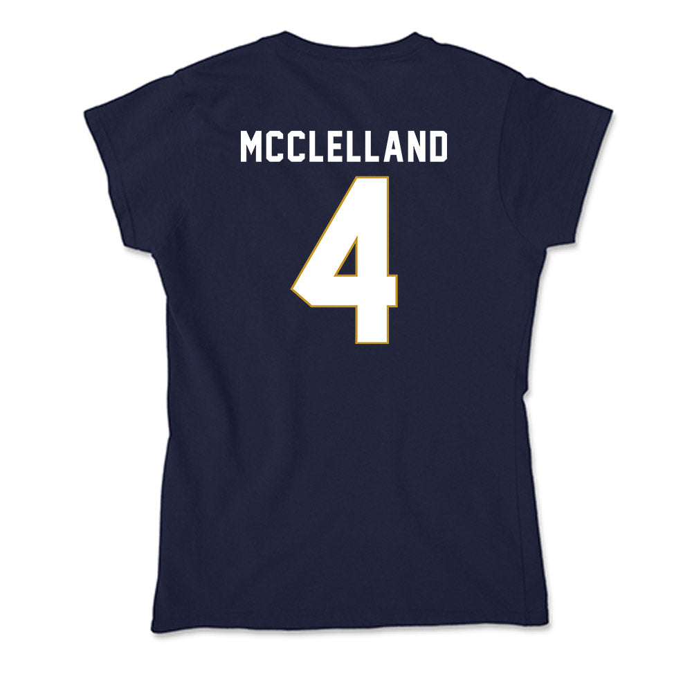 Notre Dame - NCAA Women's Lacrosse : Ellie McClelland - Soft Style Women’s T-Shirt-3