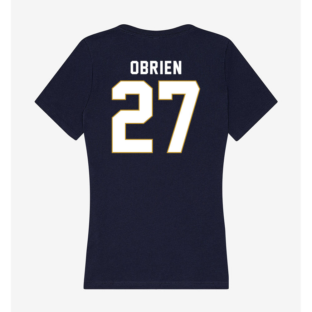 Notre Dame - NCAA Softball : Caroline OBrien - Women's V-Neck T-Shirt-1