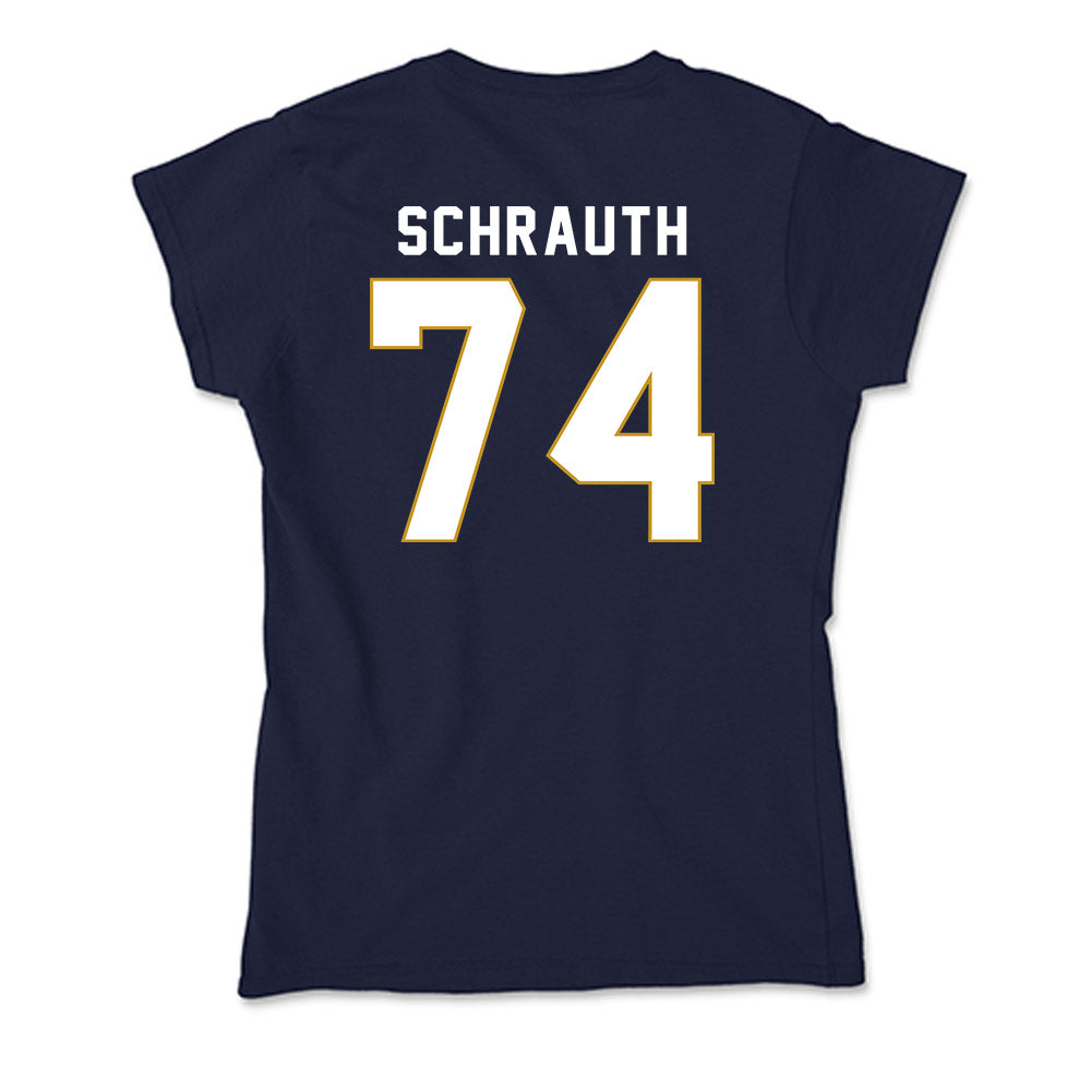Notre Dame - NCAA Football : Billy Schrauth - Soft Style Women’s T-Shirt-1
