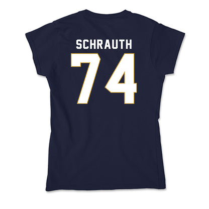 Notre Dame - NCAA Football : Billy Schrauth - Soft Style Women’s T-Shirt-1